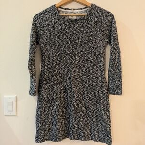 Lou & Grey blue and white dress 100% cotton size XXS